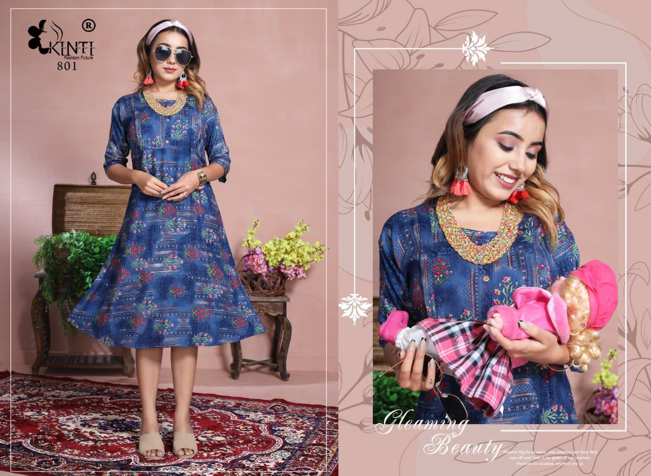 Kinti Mamta 8 Latest Ethnic Wear Fancy Designer Kurti Collection